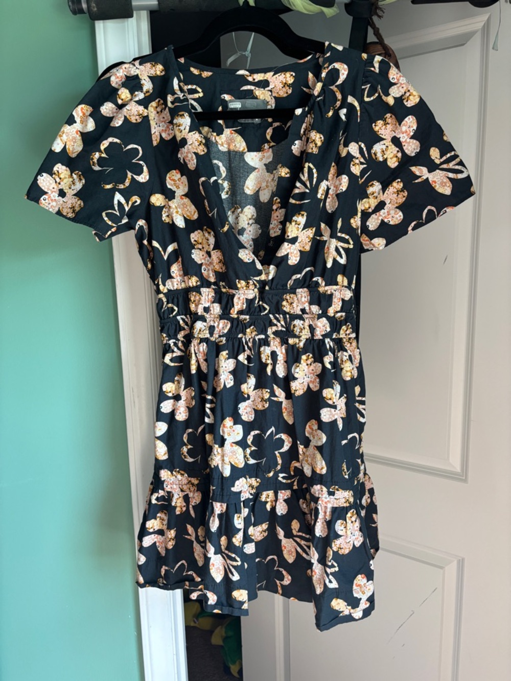 Cotton mini somerset dress